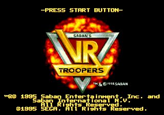 VR Troopers Title Screen